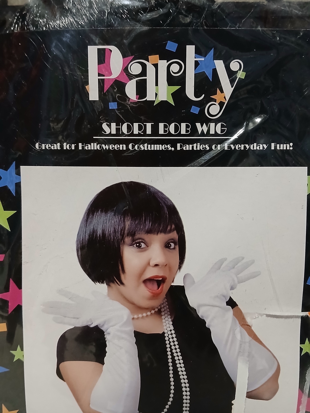 Short Bob Wig - Black -